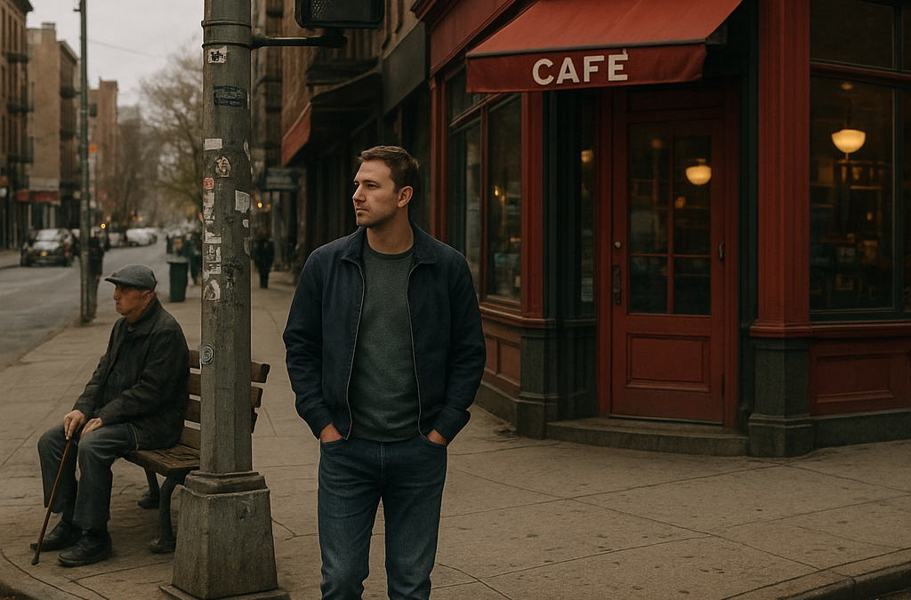 Una calle de una gran ciudad
